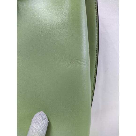 Michael Kors Hamilton Legacy Green Leather Lock Detail Messenger Bag - NWT $458 - Picture 4 of 13